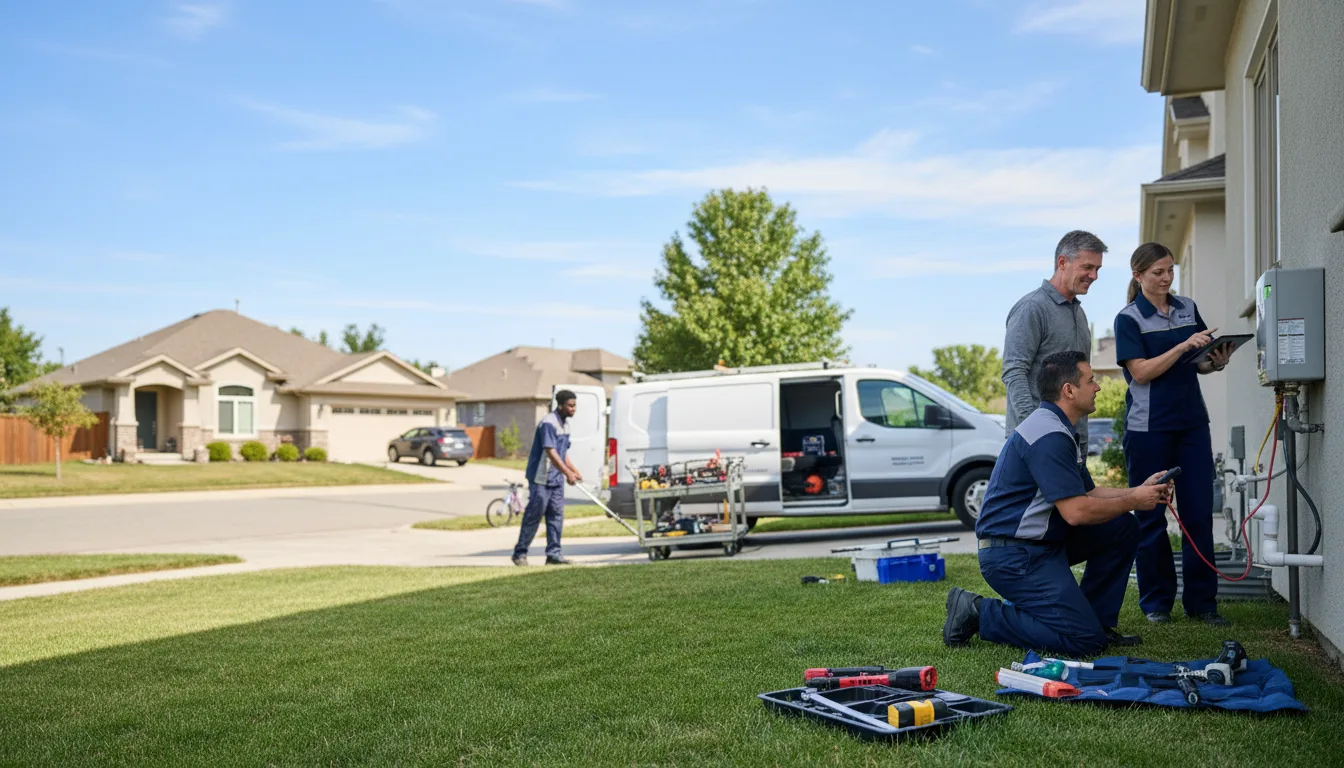 Tankless water heater service in Pollok, TX